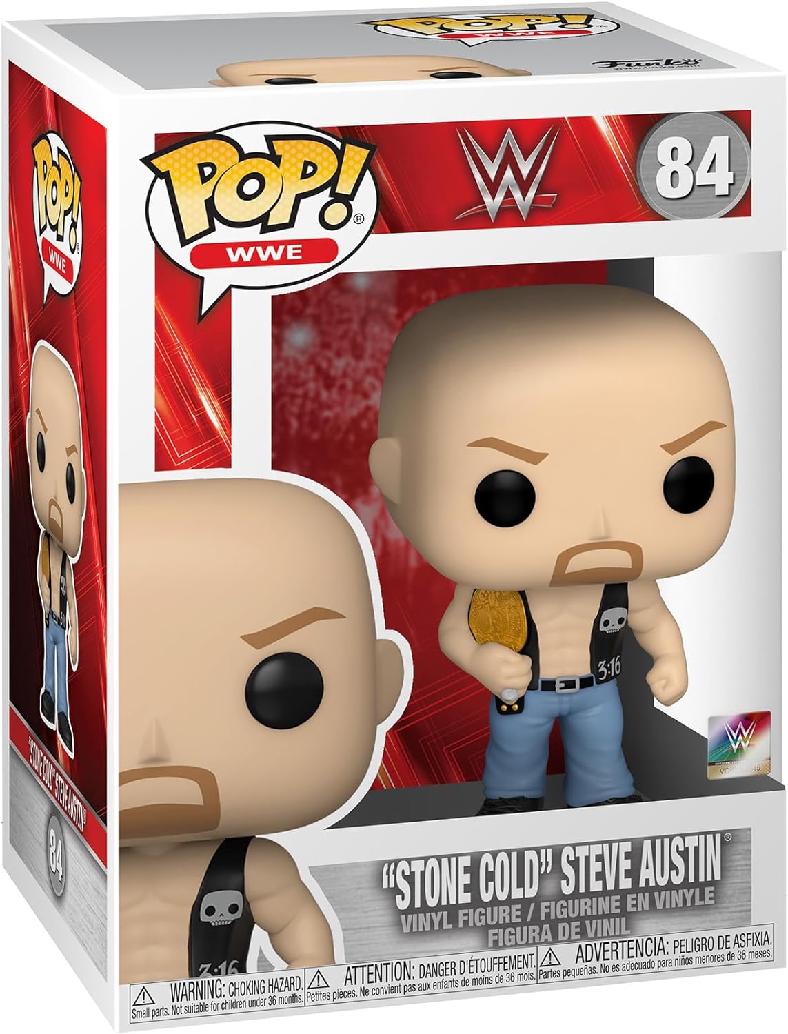 Pop! Vinyl - WWE - Stone Cold Steve Austin w/Belt